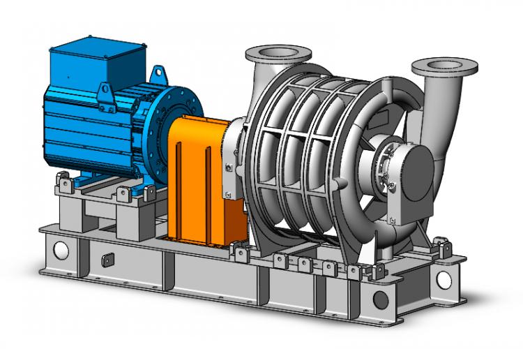 永磁变频多级离心鼓风机