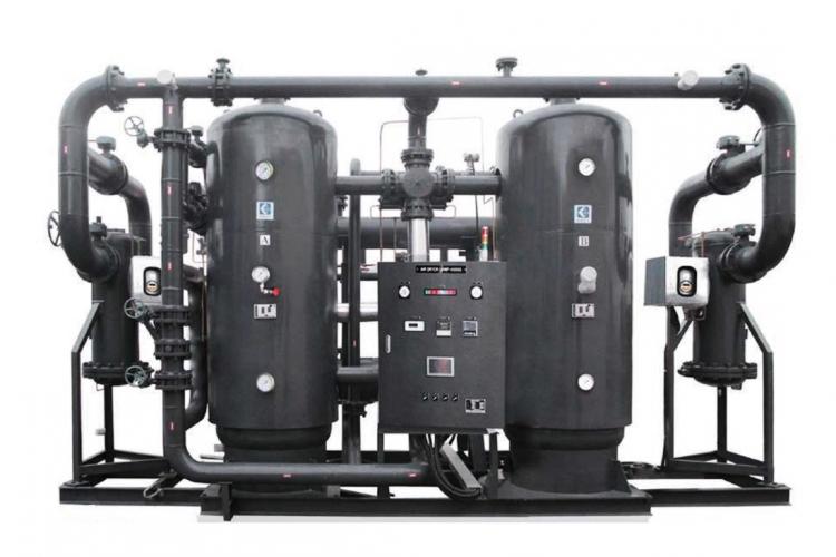 压缩空气干燥机的非吹扫风机热量